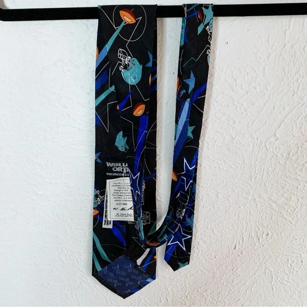 Dallas Cowboys Win Lose or Tie Vintage Silk Tie NWT Limited Collection
